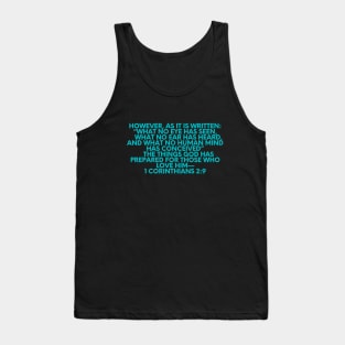 Bible Verse 1 Corinthians 2:9 Tank Top